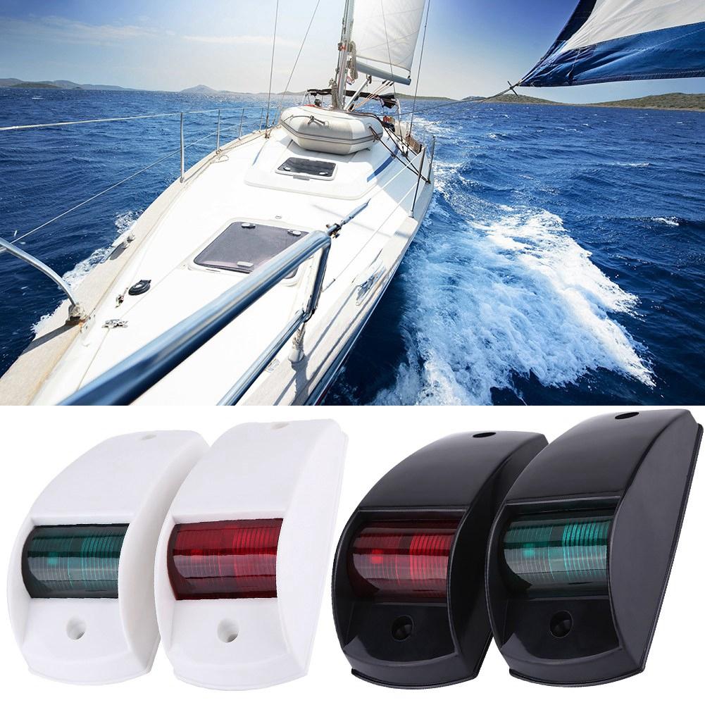 1 Paar 12V Rot & Grün Navigations-Signal-Glühbirnen Lichter Lampe für Marineboot Yacht