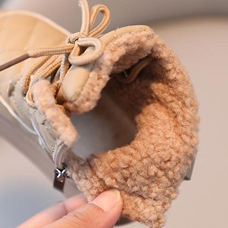 New Kids Snow Boots Autumn Winter Girl Cotton Shoes Non-slip Warm Children Boys Short Boots