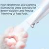 Waterproof Pet Electric Push Clippers USB Rechargeable Dog Clippers for Grooming  Dogs Haircut