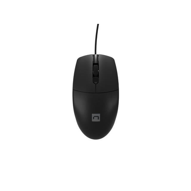 Souris - NATEC - RUFF PLUS - Noir - Optique - Sans fil