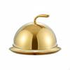 Restaurant Plate Cloche AntiScald Handle Stainless Steel Food Dome Mirror Shiny Metal