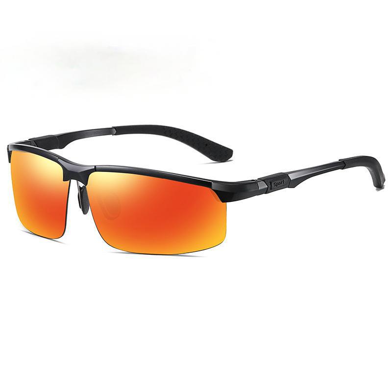 Luxury Quality Rimless Mirror Sunglasses Men Woman Polarized Sports Outdoor Sun Glasses Retro Anti-glare Driving Sunglass