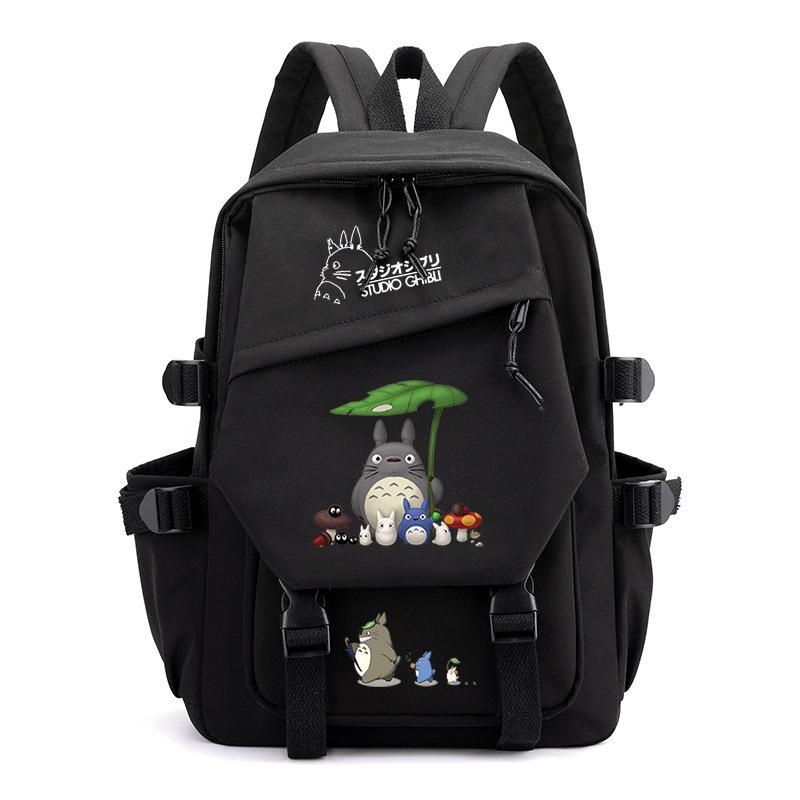 Totoro Dorado cute cartoon peripheral children's school bag spine care primary and secondary school backpack