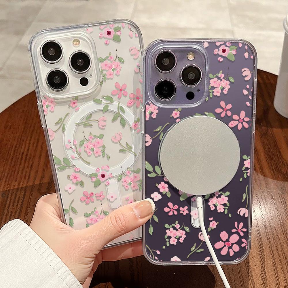 Magnetic Phone Case for iPhone 12 14 16 17 Pro 17 16 15 14 13 12 Pro Max  12 13 14 15  16 High Quality Shockproof Shell Full Protection Cute Style