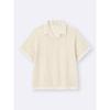 Gu By Uniqlo Kids  Unisex  Washable Mesh Knit Shirt  5 Minute Sleeve  Nt+e