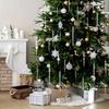 12/24/36 Stück Kristallklare Weihnachtsbaumschmuck Eiszapfen Dekorationen für Feiertags- & Winterparty-Dekor Feiertagsdekorationen