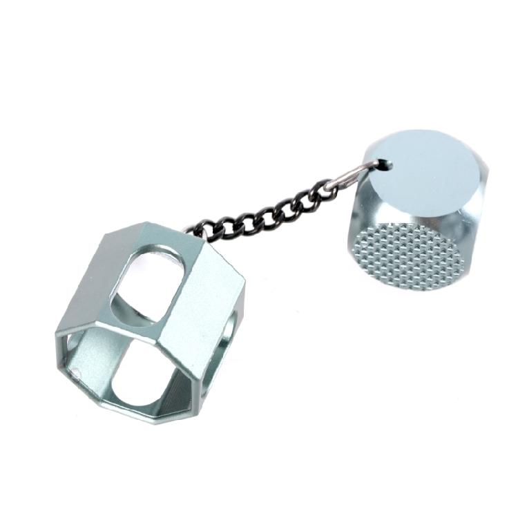 2 In 1 Portable Cue Chalk Holder Billiard Snooker Pool Cue Tip Pricker Tool Chalk Keeper Dices Shape Pool Cue Tip Pricker