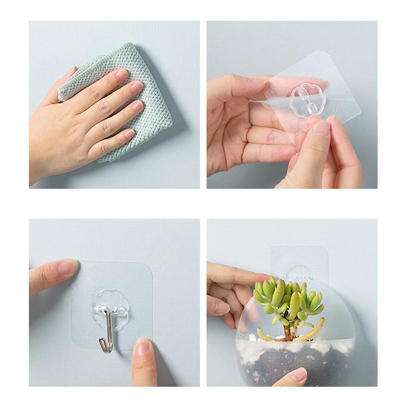 Kreativní nástěnná akrylová váza Nástěnný závěsný květináč Držák květináče