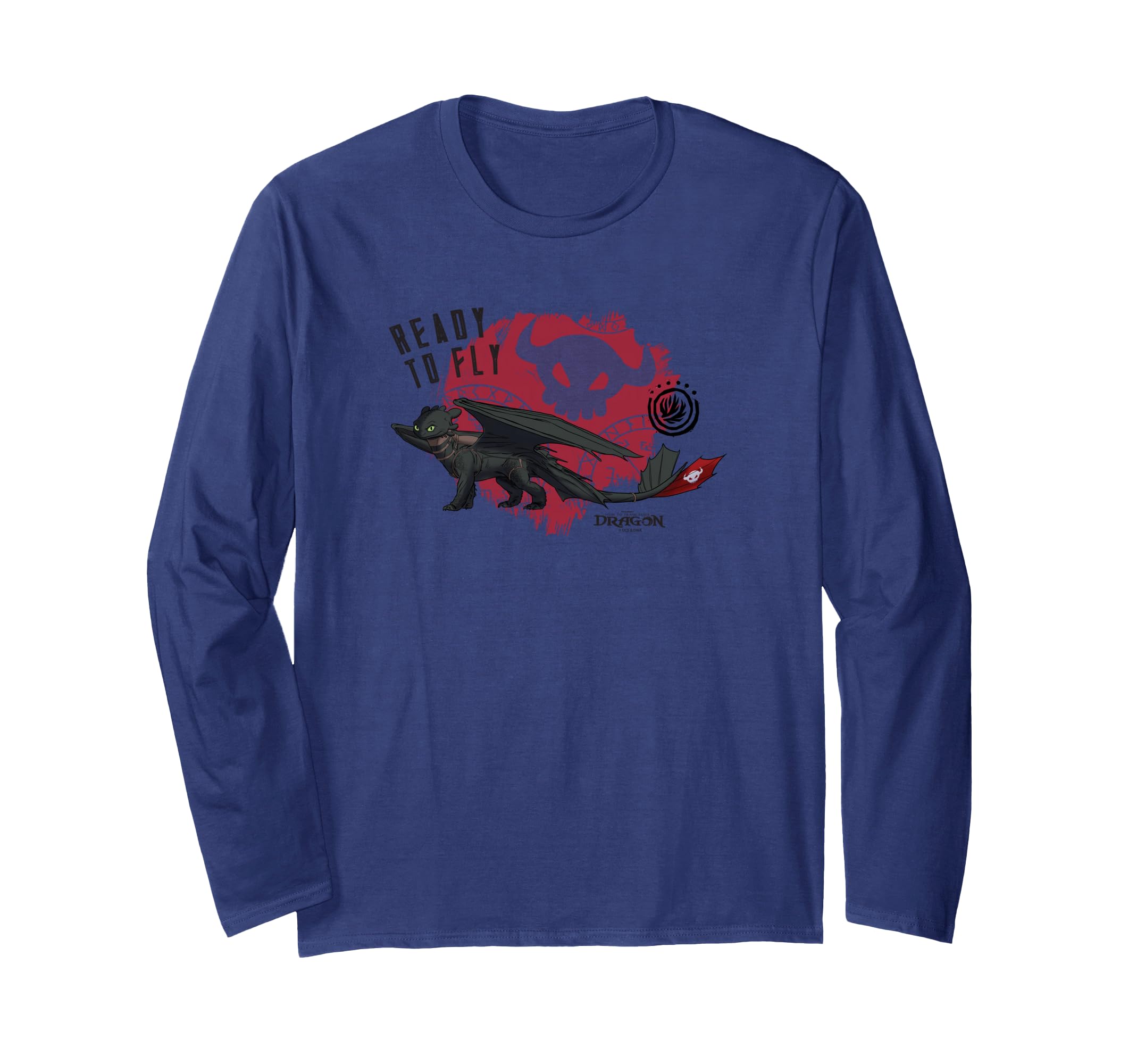 

DreamWorks How to Train Your Dragon Toothless Ready to Fly Long Sleeve T-Shirt