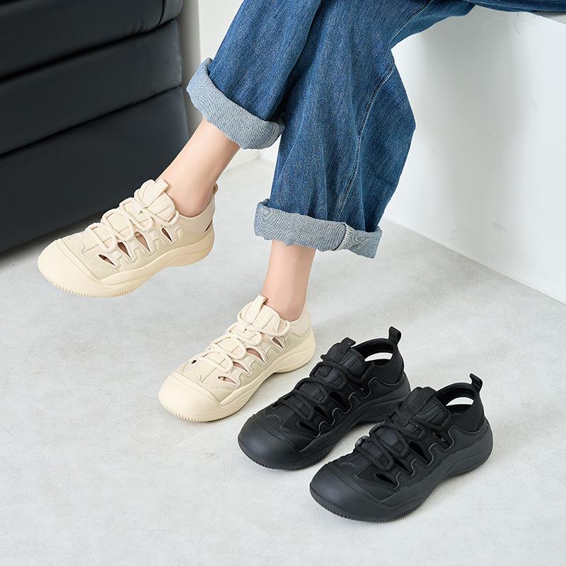 Augustine Roman sandals women's 2025 new summer baotou sandals sports platform muffin dad sandals