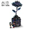 LEGO Mercredi 76784 Le Dahlia Noir - Jeu de Construction des 9 ans - Fleur Artificielle