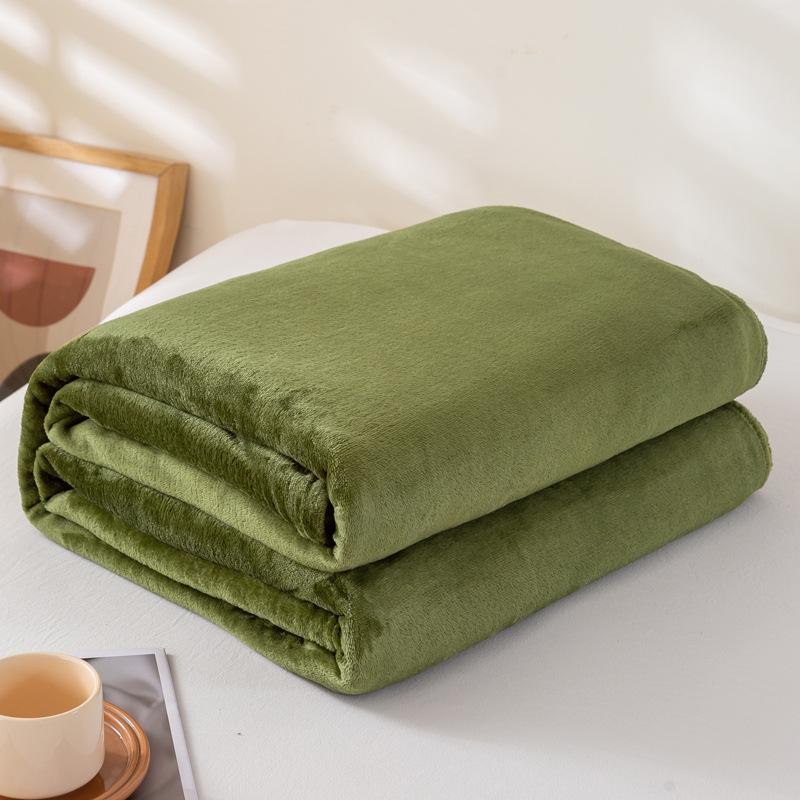 

Однотонное фланелевое одеяло - Летнее покрывало для дивана, флисовая простыня, подарочное одеяло 200x230cm / ~920g