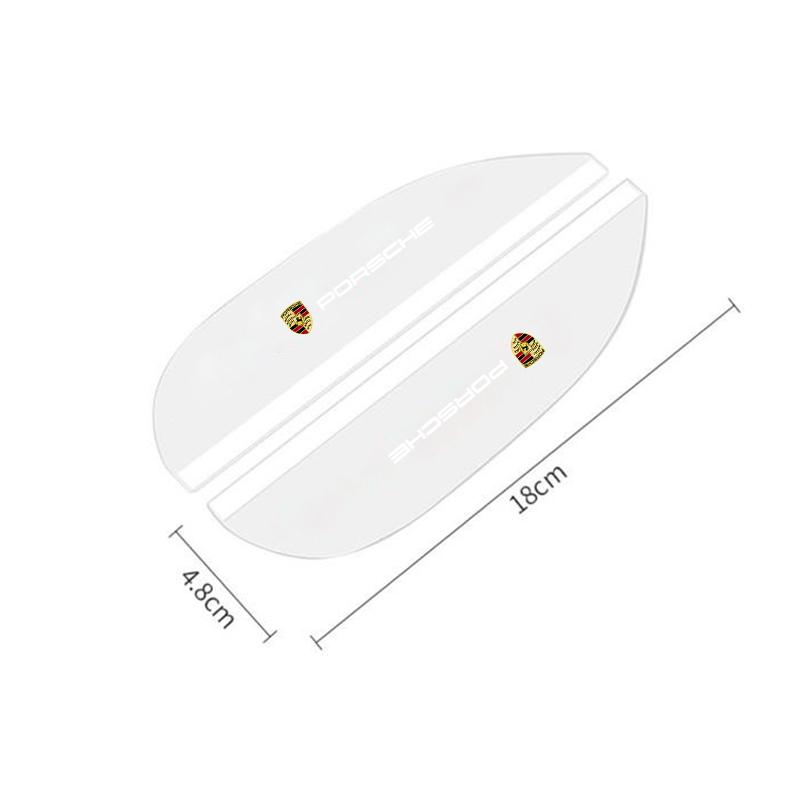 

2PCS Transparent Car Rearview Mirror Rain Eyebrow Rains Shield For Porsche 911 Cayenne Carrera-GT 928 Panamera Boxster Macan 918