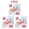 Christmas Printed Tablecloth Creative Pvc Christmas Table Tablecloth Christmas Tabletop Disposable Tablecloth