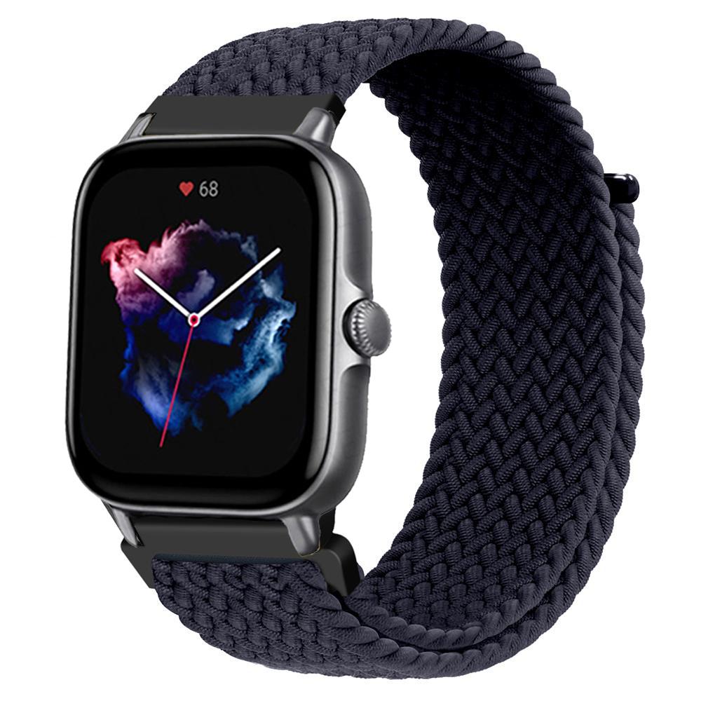 Band For Amazfit GTS/4/2/2e/3/GTS2 Mini/GTR/4/3/Pro/GTR2/47mm/stratos Braided Elastic 20mm/22mm Watch Bracelet Amazfit Bip Strap