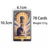 Cat Tarot 78 Card Deck English Version Board Game Divination Tools for Fun Fortune Telling Cards