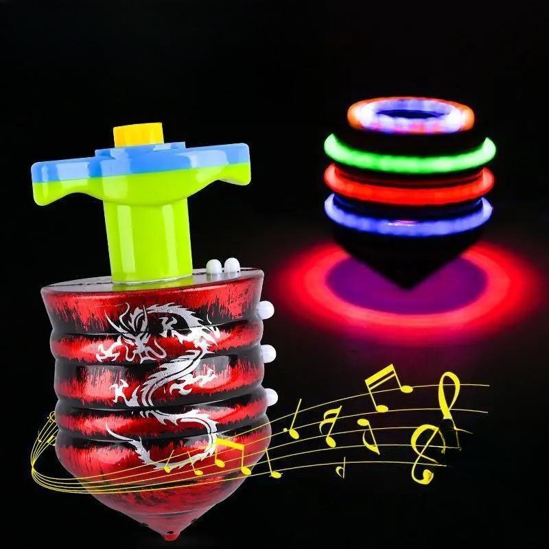 New Luminous Toys Light Music Rotating Gyro Fidget Spinner Spinning Top Toys Cute Pig Boys Children Toys Kids Gifts juguetes