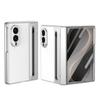 PC + PU Texture Leather Case Built-in High-aluminum Tempered Screen Protector  with Touch Pen for Samsung Z Fold 4 5 6 7 8 Ultra