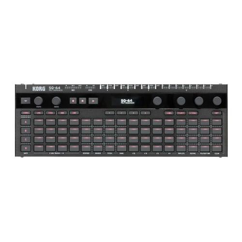 KORG SQ-64 Polyphonic Step Sequencer: Control any device with ease. Features include a wide range of connections, making it ideal for music production