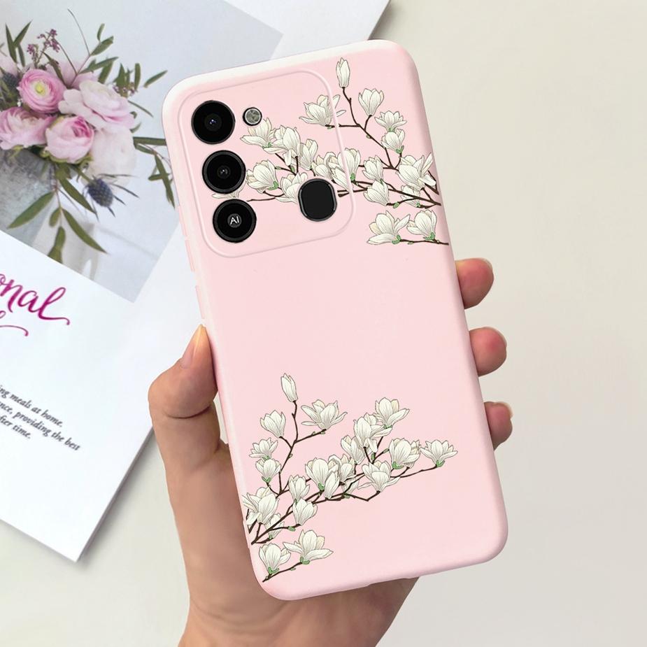 For Tecno Spark 8C Case KG5k KG5j KG5n Stylish Candy Painted Cover Soft Silicone Phone Case For Tecno Spark Go 2022 Spark8C Bags