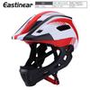 Kids Full Face Helmet With Removable Chin Guard Balance Bike Cycling Safety Gear PC EPS Construction One Size 52-56cm