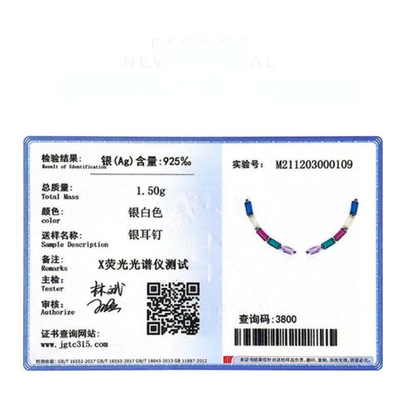 Tancise 925 Sterling Silver Zircon Earrings Drop Earrings For Women Wedding Party Gifts