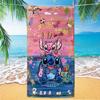 American Cartoon Figure Print Thick Microfiber Beach Towel Quick Dry Bath Blanket For Kids