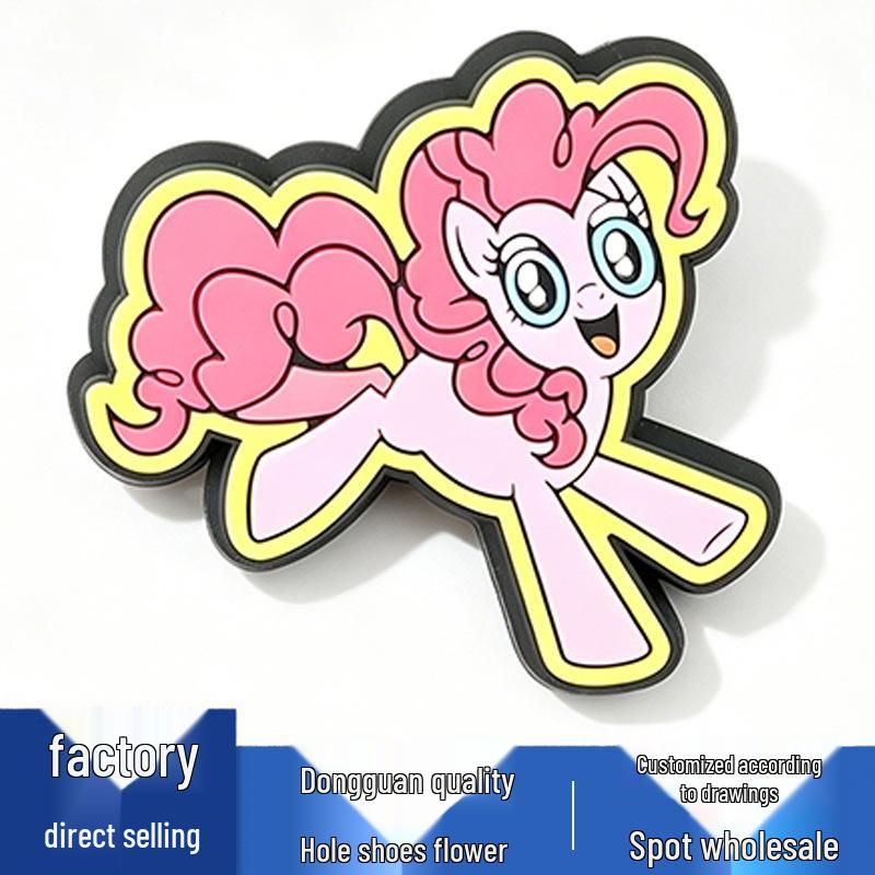 My Little Pony PVC Flower Shoe Charms for Crocs