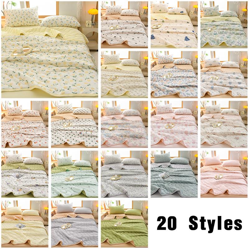 Spring Summer Thin Quilt 150X200Cm/180X200Cm Soft Lightweight Blanket Student Dormitory Cool Air Conditioning Quilt Washable
