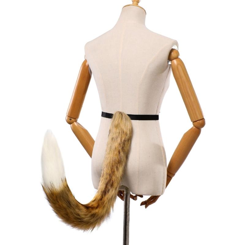 Foxes Tail Cats Tail Furs Plush Foxes Tail Cosplays Carnivals Party Christmas Animes Accessorise Halloween Costumes