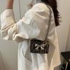 Fashion Girl Chain Single Shoulder Simple New Exquisite Bow Large Capacity Trendy Messenger Small Square Bag