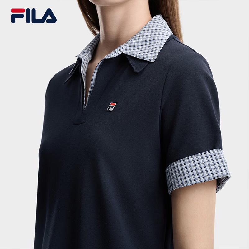 Fila Women's Plaid Polo Knit Dress