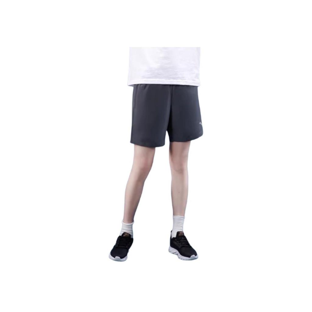 Anta Quick-Dry Ice Silk Woven Sports Shorts Men Bottoms Black 952127311-2