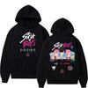 Vintage Graphics Print Saja Boy K-Pop Hoodie Women Men Casual Hip Hop Streetwear Long Sleeve Fleece Pullover Unisex Sweatshirts