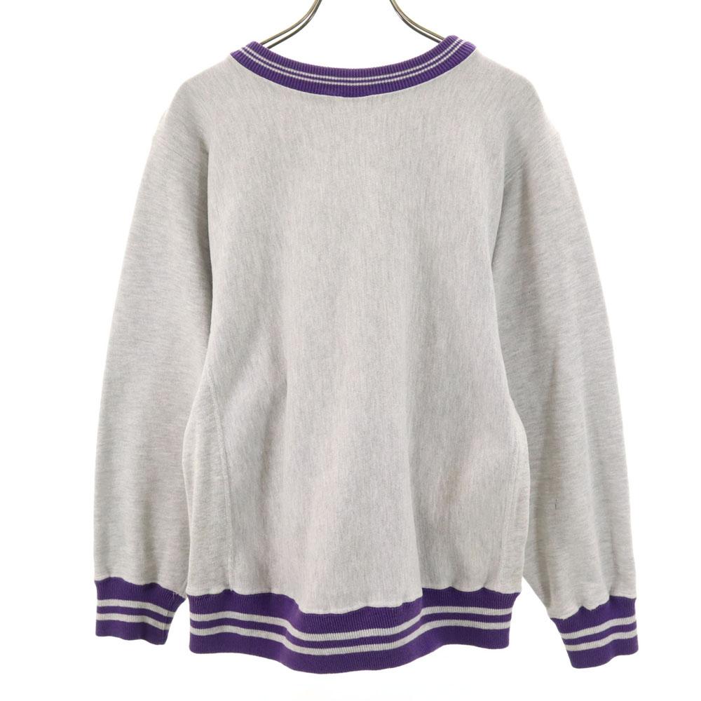 Champion Années 90 Vieux fabriqué aux USA étiquette brodée Manches longues Molleton tissé à l'envers Homme Occasion