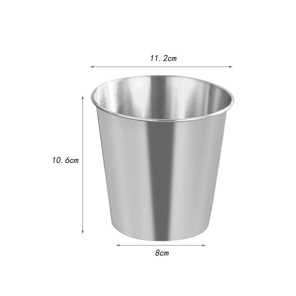 Stainless Steel Bar Ice Bucket Bucket Wine Spit Wine Barrel Container for KTV Club Bar Wine Bucket