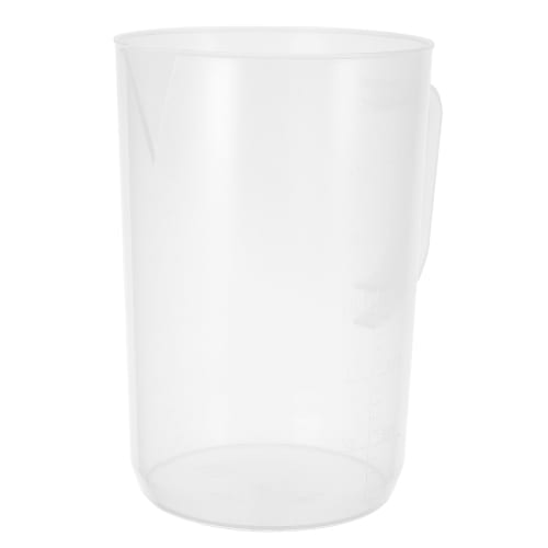 Luxshiny 3000ml Measuring Pitcher - Large Plastic Measuring Cup, Mixing Pitcher, Pouring Cup, Measuring Jug, Liquid Beaker with Handle and Spout for O