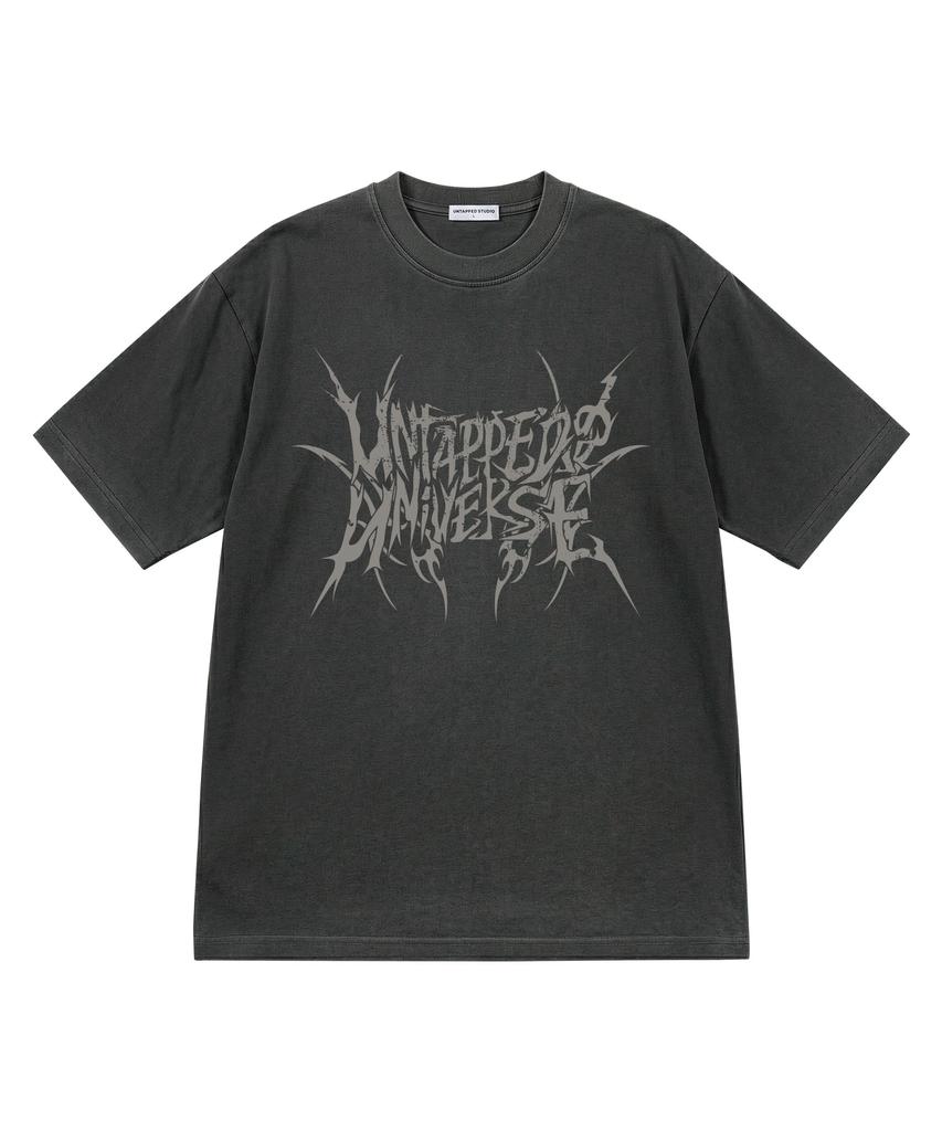 UNTAPPED STUDIO Neo Spike Pigment Oversized Short Sleeve T-Shirt 5 Colors