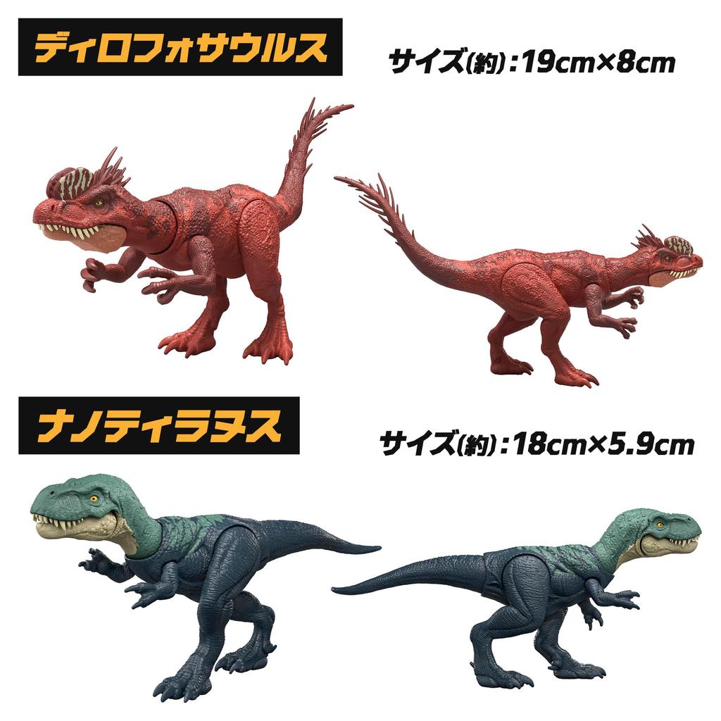 Mattel Jurassic World Assorted Dinosaur Figures for Box of Ages 4 and Attack! Kids, 6, Up, Multi-Purpose, JGB77-986C
