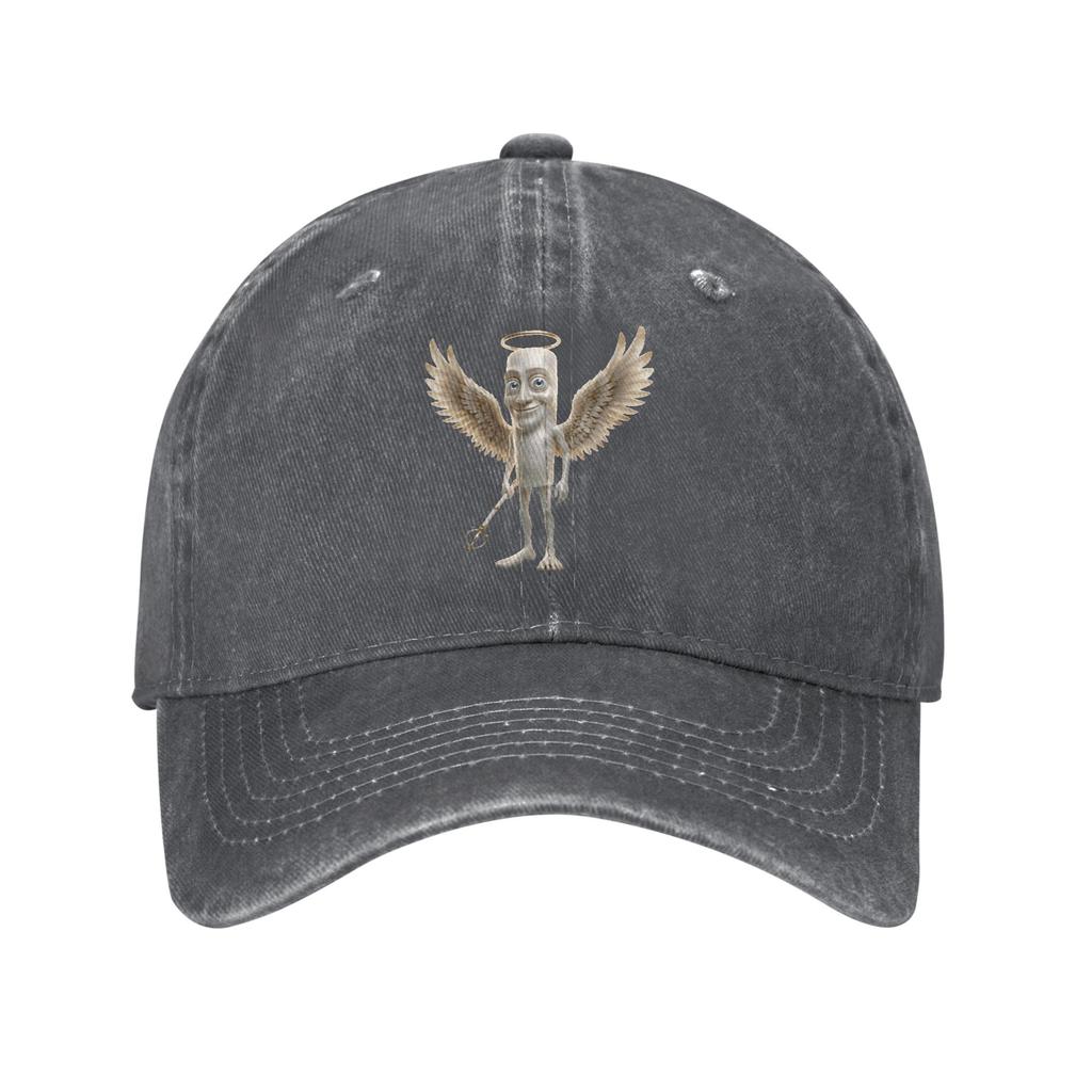 God Tung Sahur Religious GenZ Baseball Cap Unstructured Meme Italian Brainrot Distressed Denim Washed Snapback Hat Adjustable