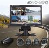 720P 4Ch Car Bus Dvr 4G Wireless Gps Realtime Video Recorder Box + 4X Ccd Camera