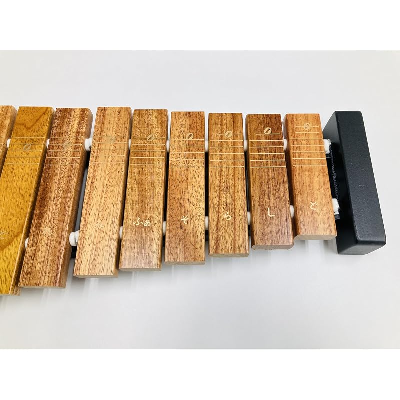 Zen-On ZX19BK Tabletop Xylophone - Made of Karin wood for a clear tone, produces only diatonic notes, includes mallets, made in Japan.