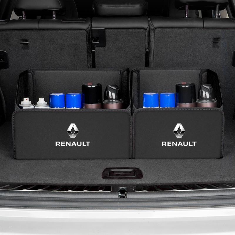 Renault Exclusive Car runk Storage Box Foldable Auto Organizer Bag For NewRenault RS Megane 2 3 4 Trafic Scenic 2 Clio Captur Tw BB2