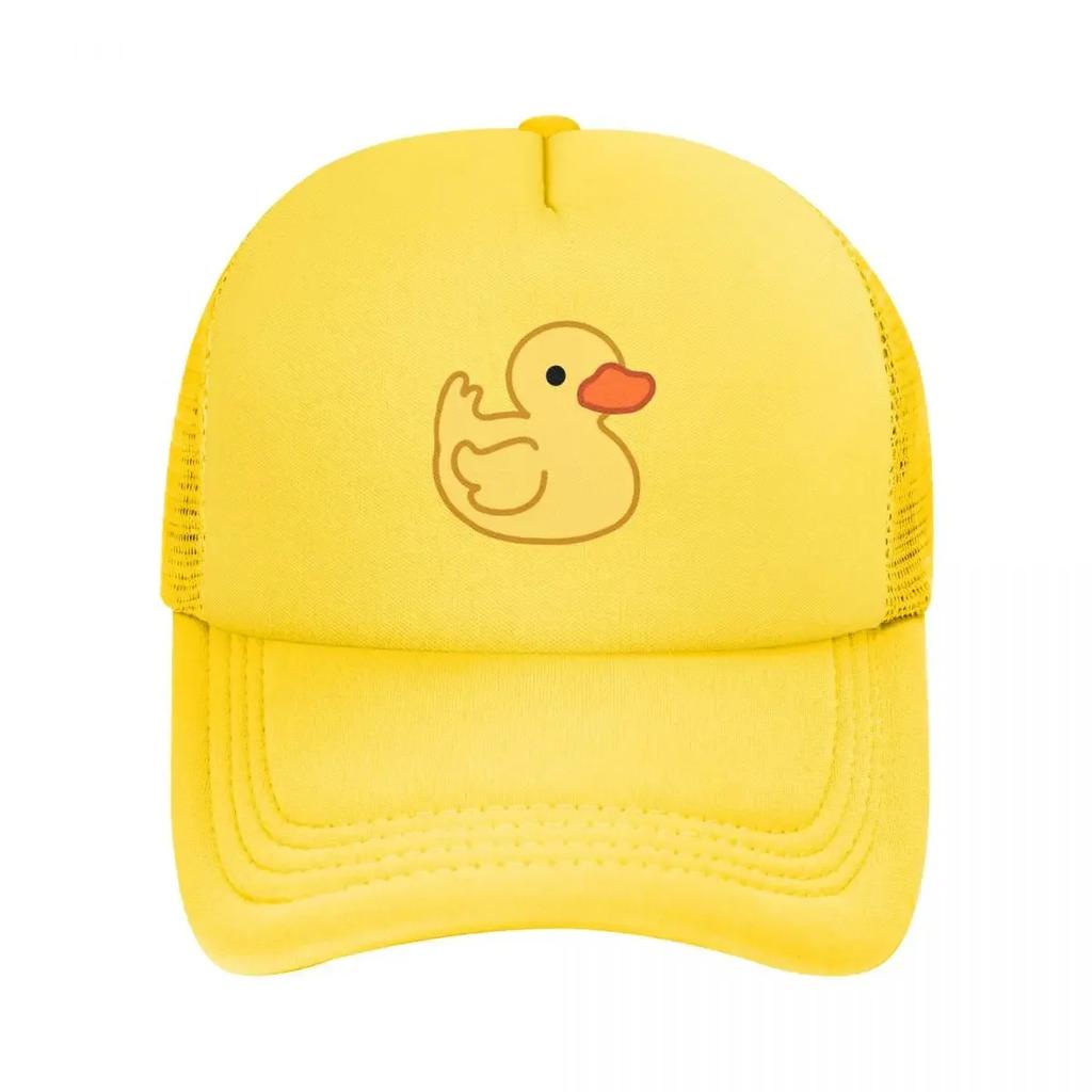 Cute Rubber Duck Mesh Baseball Caps Snapback Fashion Baseball Hats Breathable Casual Casquette Outdoor For Unisexs And Womens