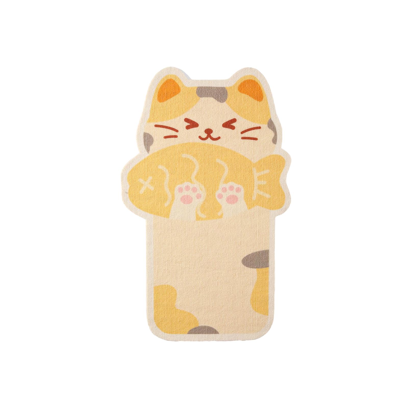 

Полиэстеровая мультяшная наклейка на стену Кошки Игрушка, Саморазвлекающаяся игрушка для кошек, Когтеточка для кошек, Износостойкая и не линяющая, Вертикальная наклейка на стену One Size