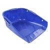 Heavy Duty Dustpan Plastic Large Capacity Double Handle Wear Resistant Dust Pan for Grain Drying Blue