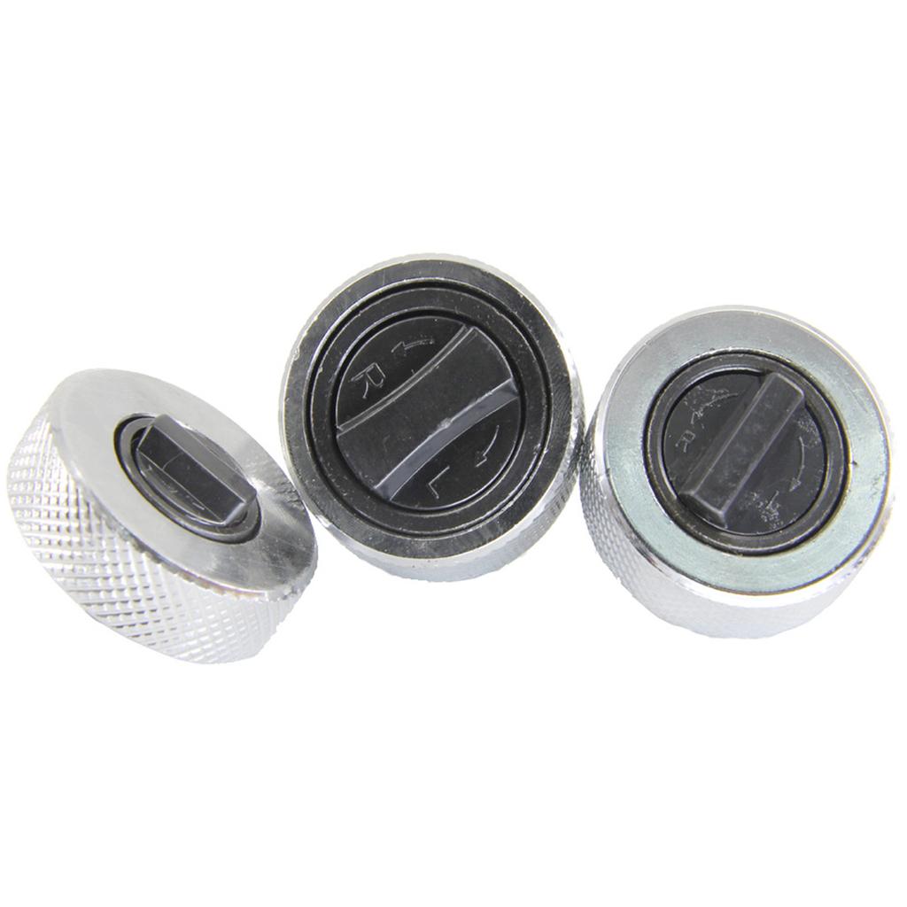 3Pcs Finger Ratchet Set Reversible Thumbwheel  Palm Wrench 1/4 3/8 1/2in Drive Compact Dia 38mm