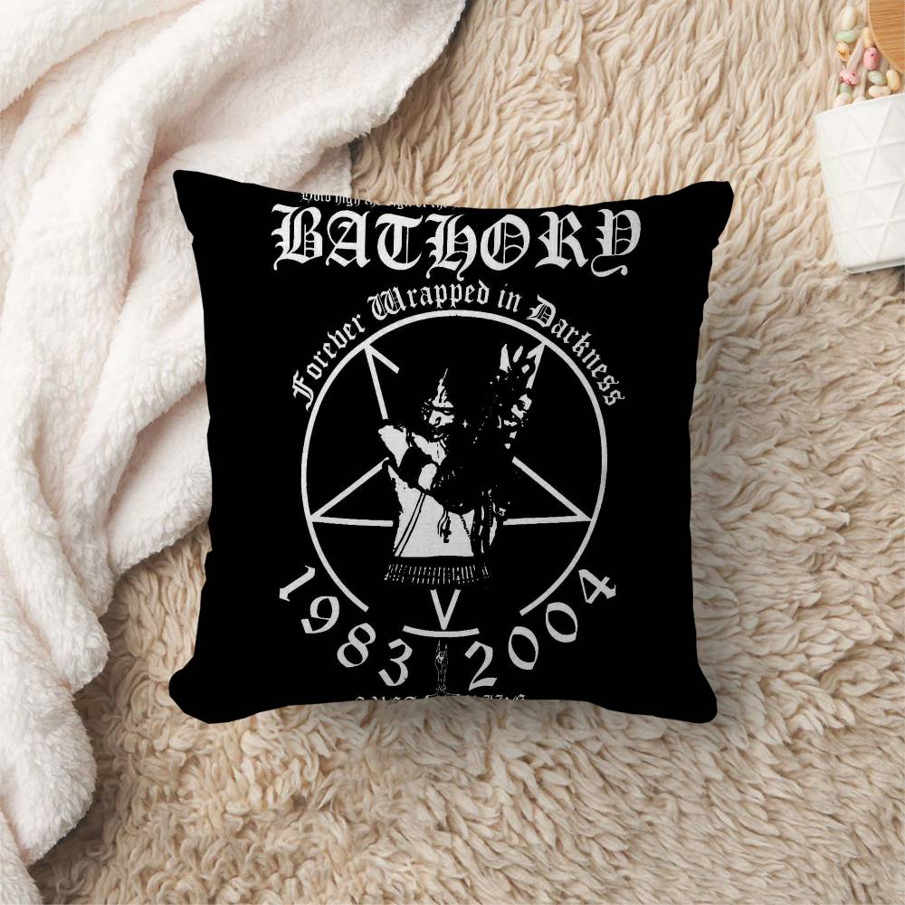 Bathory Quorthon Pillow Gifts Home Office Furnishings Bedroom Sofa Car Cushion Cover case xcm