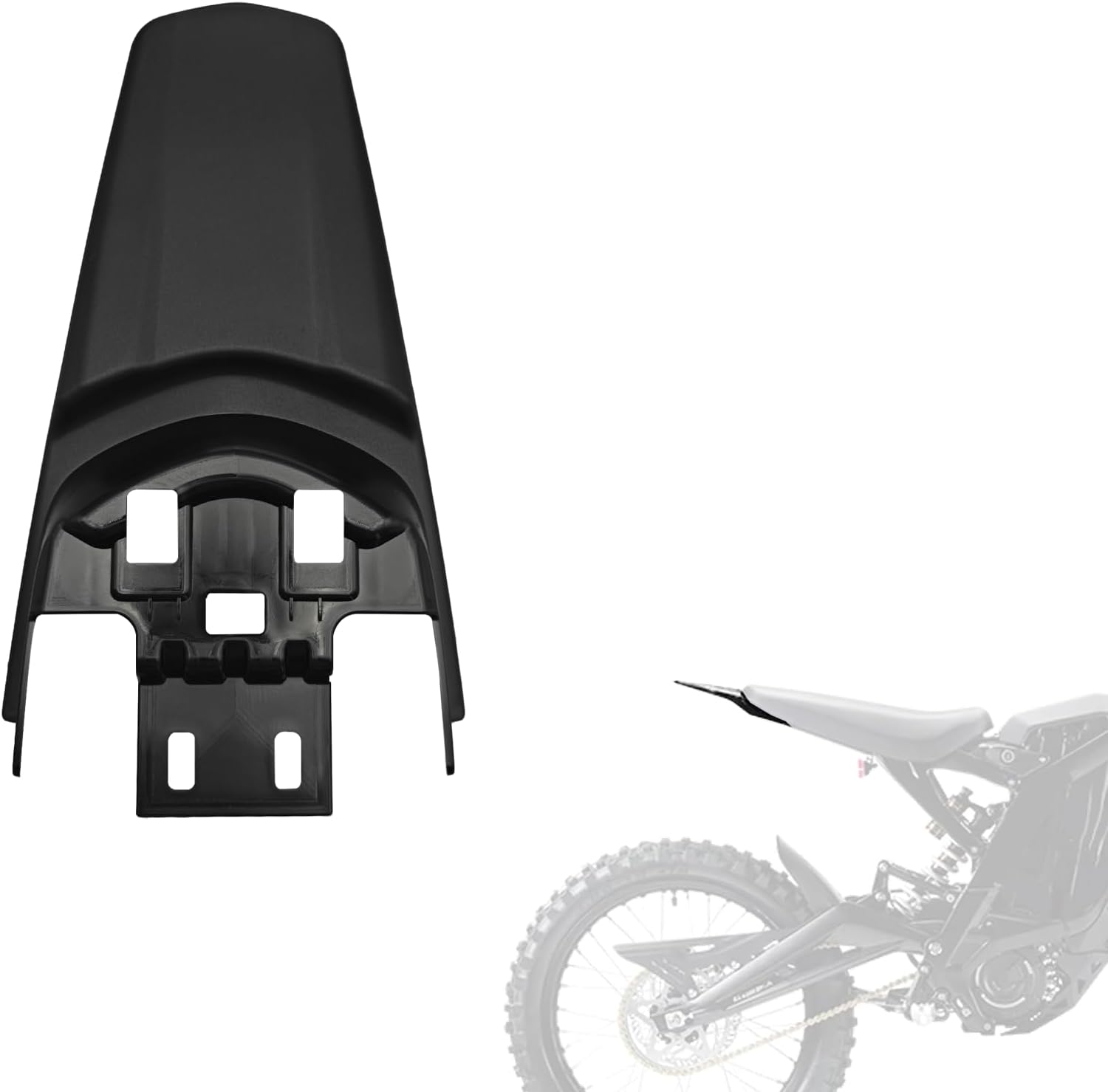 

Electric Motorcycle Rear Fenders Matte Black Protective Rear Mudguard for SurRon Light X S X160 X260 (Matt Black)