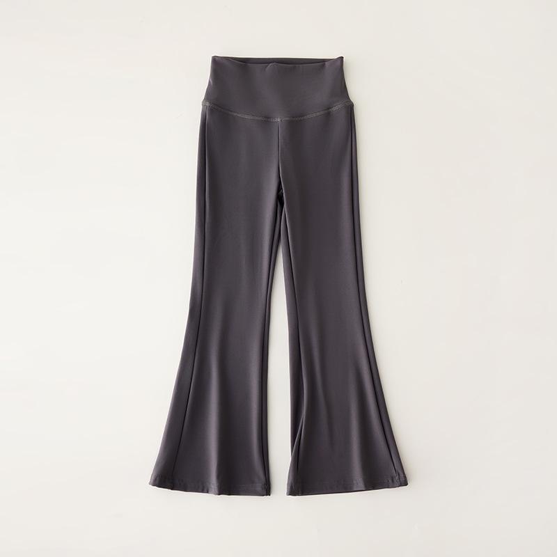 Girls' Korean Style High Waist Slimming Flare Leggings - Children's Yoga Pants for Spring & Autumn